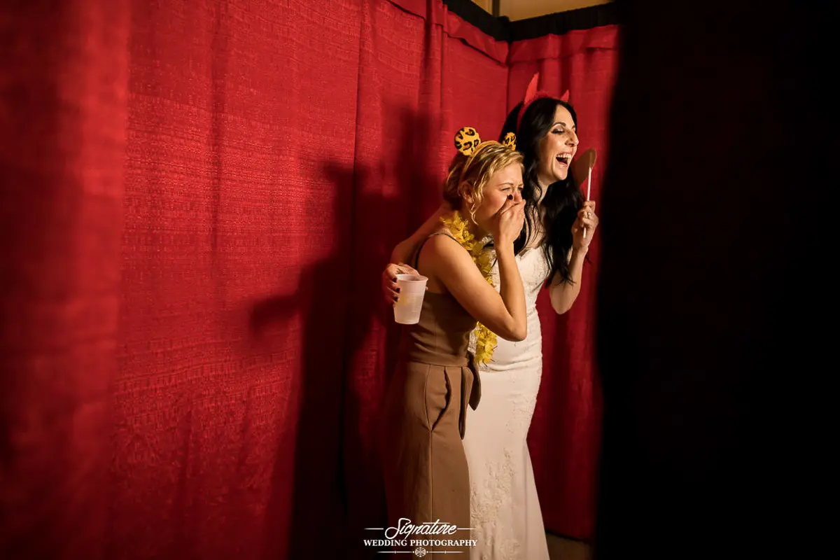 Photo booth funny picture candid
