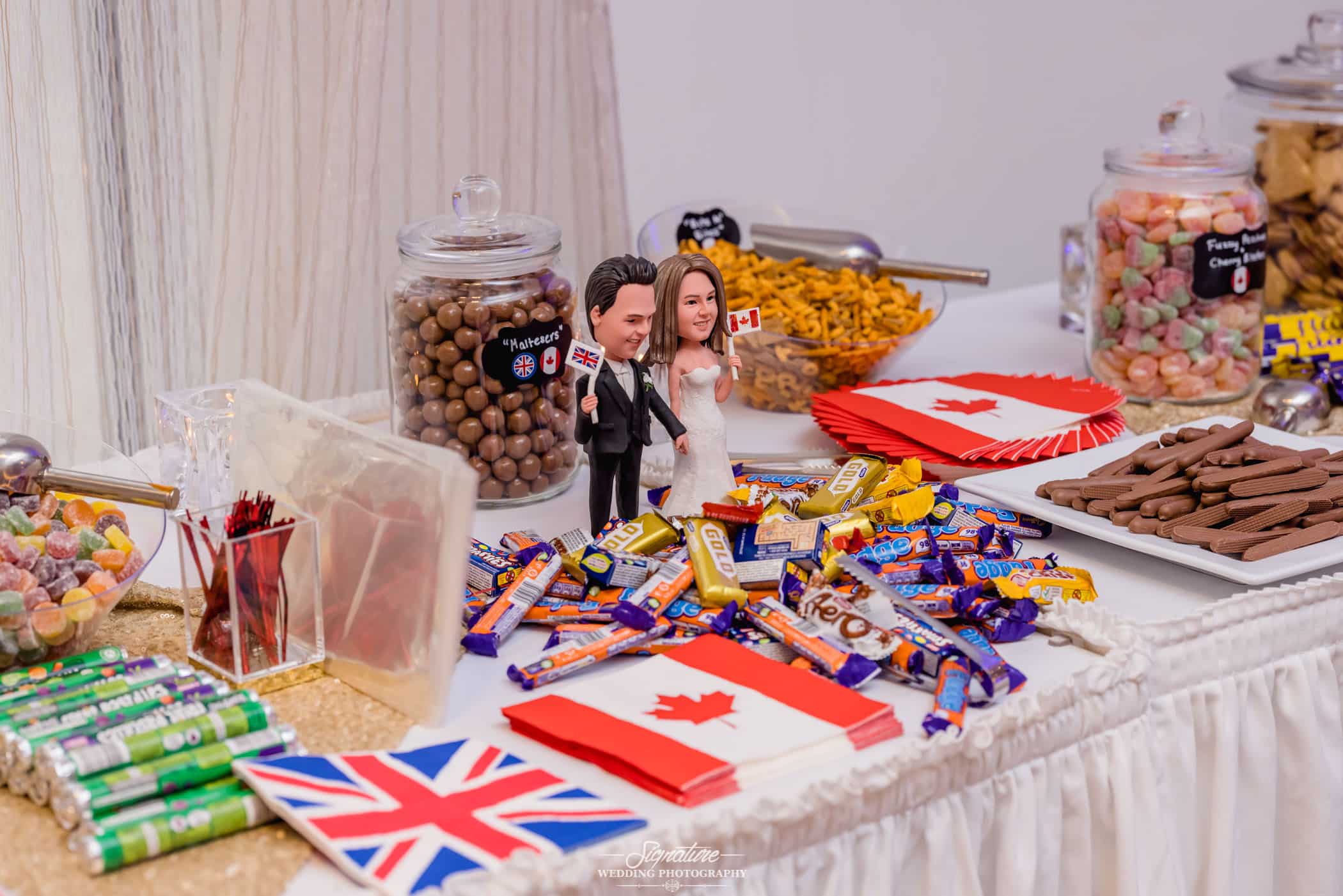 Sweets table during reception