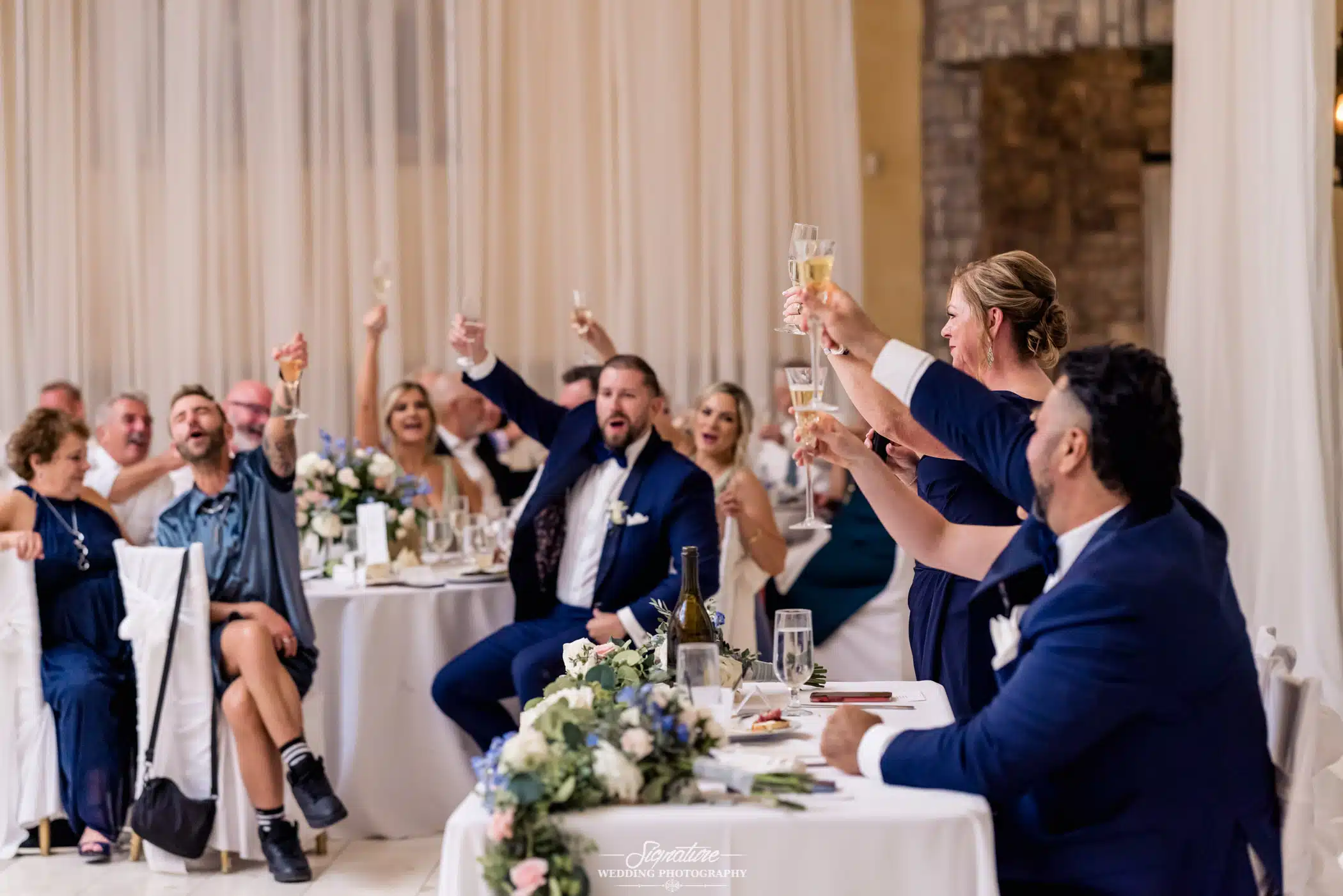 Raising a toast