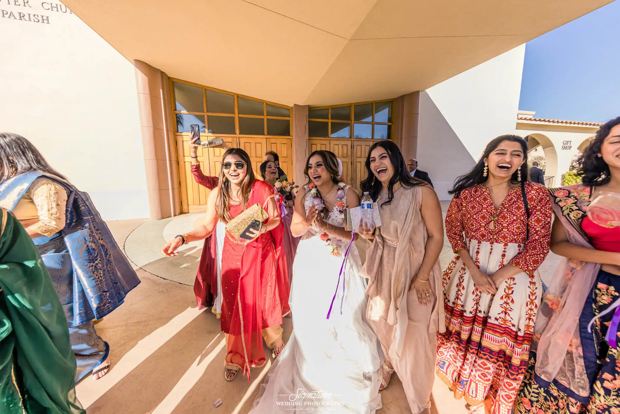 Image by Signature Wedding Photography Bride and bridesmaids